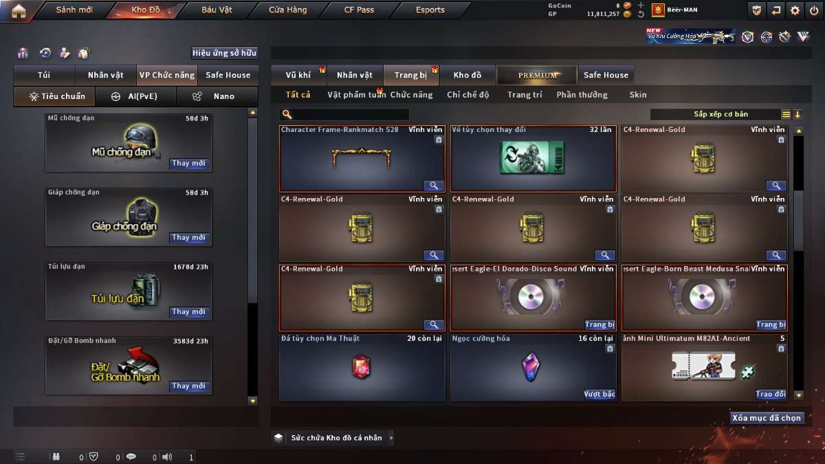 shop acc cf uy tin gia re